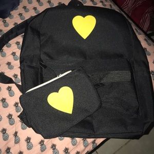 Black backpack